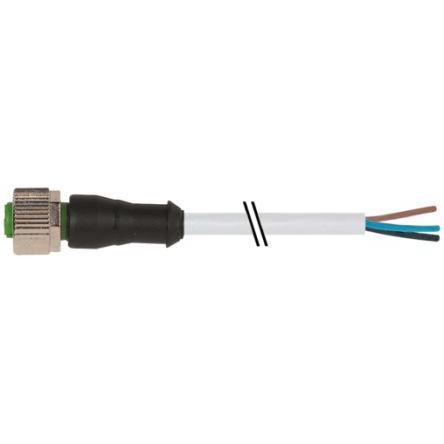 Kabel ovladače snímače, A: Vnitřní, A: Rovný 3, B: Volný konec kabelu, 250V, IP65, řada: 7000 Murrelektronik Limited 10