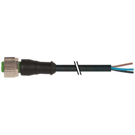 Kabel ovladače snímače, A: Vnitřní, A: Rovný 3, B: Volný konec kabelu, 250V, IP65, řada: 7000 Murrelektronik Limited 2 m