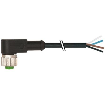 Kabel ovladače snímače, A: Vnitřní, A: Pravoúhlý 4, B: Volný konec kabelu, 250V, IP65, řada: 7000 Murrelektronik Limited