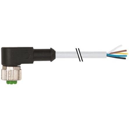 Kabel ovladače snímače, A: Vnitřní, A: Pravoúhlý 5, B: Volný konec kabelu, 125V, IP65, řada: 7000 Murrelektronik Limited