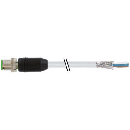 Kabel ovladače snímače, A: Vnější, A: Rovný 5, B: Volný konec kabelu, 60V, IP65, řada: 7000 Murrelektronik Limited 300