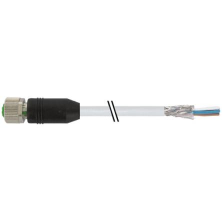Kabel ovladače snímače, A: Vnitřní, A: Rovný 4, B: Volný konec kabelu, 60V, IP65, řada: 7000 Murrelektronik Limited 3 m