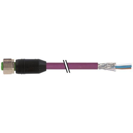 Kabel ovladače snímače, A: Vnitřní, A: Rovný 5, B: Volný konec kabelu, 60V, IP65, řada: 7000 Murrelektronik Limited 5 m