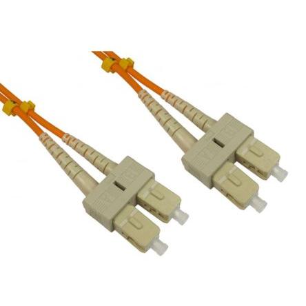 RS PRO Optický kabel 3 mm 2žilový 1 m Nízko dýmivý bezhalogenový plášť, Oranžová