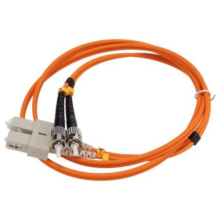 RS PRO Optický kabel 3 mm 2žilový 1 m Nízko dýmivý bezhalogenový plášť, Oranžová