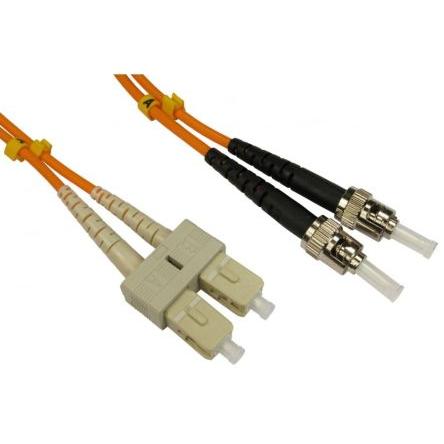 RS PRO Optický kabel 3 mm 2žilový 3 m Nízko dýmivý bezhalogenový plášť, Oranžová