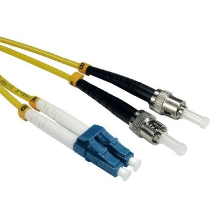 RS PRO Optický kabel 3 mm 2žilový 3 m Nízko dýmivý bezhalogenový plášť, Žlutá