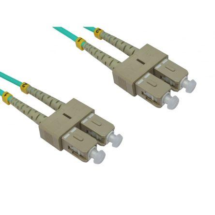 RS PRO Optický kabel 3 mm 2žilový 3 m Nízko dýmivý bezhalogenový plášť, Světle modrá