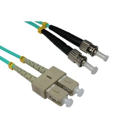 RS PRO Optický kabel 3 mm 2žilový 1 m Nízko dýmivý bezhalogenový plášť, Světle modrá