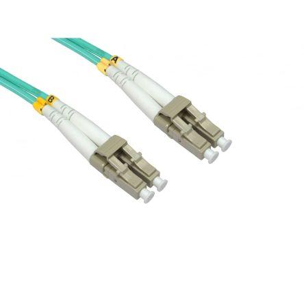 RS PRO Optický kabel 3 mm 2žilový 20 m Nízko dýmivý bezhalogenový plášť, Světle modrá