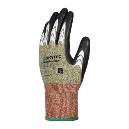 Skytec Rukavice odolné proti proříznutí Černá, Zelená No Skleněné vlákno Para-Aramid 4 3 4 Neopren Sapphire