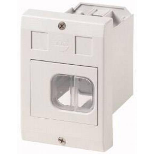 Eaton E-PKZ01-G 281634 prázdný kufřík vestavné provedení, se spínačem, s membránou (d x š x v) 80 x 85 x 129 mm šedá 1 ks