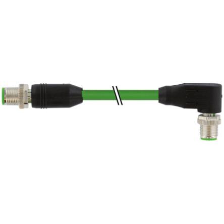 Kabel ovladače snímače, A: Vnější, A: Pravoúhlý 4, B: Přímý, B: Vnější, 60V 4, IP65, řada: 7000 Murrelektronik Limited 3