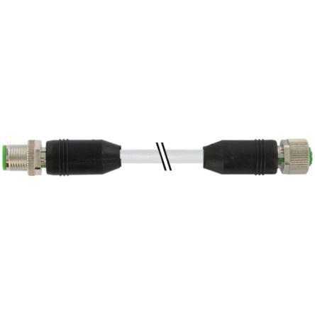 Kabel ovladače snímače, A: Vnější, A: Rovný 8, B: Přímý, B: Vnitřní, 30V 8, IP65, řada: 7000 Murrelektronik Limited 2 m