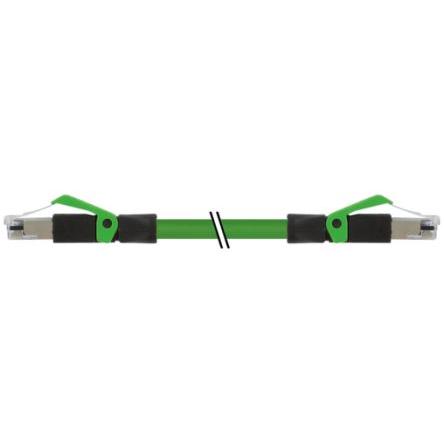 Murrelektronik Limited Cat5 Ethernetové kabely, Zelená, Polyuretan, A: RJ45, 60V 300 mm Vnější, B: RJ45 Vnější, typ