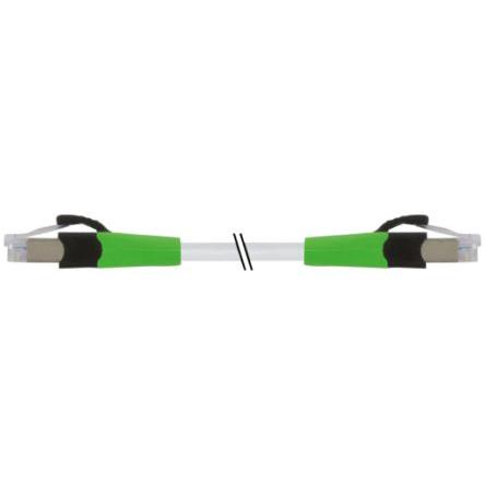 Murrelektronik Limited Cat6a Ethernetové kabely, Šedá, Nekorozivní a zpomalující hoření, A: RJ45, 60V 300 mm Vnější, B: