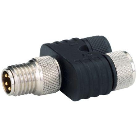 Murrelektronik Limited Adaptér pro kulaté konektory, orientace těla: Rovný 4 M8, 80 °C 3, -30 °C M8 Vnější, IP67
