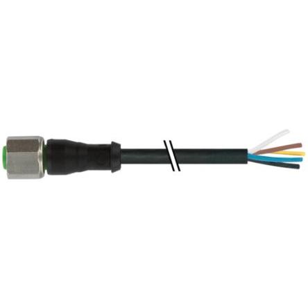 Kabel ovladače snímače, A: Vnitřní, A: Rovný 5, B: Volný konec kabelu, 125V, IP65, řada: 7000 Murrelektronik Limited 10