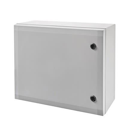 Fibox Univerzální skříň, řada: ARCA IP66 barva Šedá IK10 barva Šedá Polykarbonát 300 mm 500 mm 700 mm Polyuretan