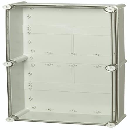 Fibox Univerzální skříň, řada: PC IP65 barva Šedá IK08 barva Průhledné Polykarbonát 130 mm 560 mm 280 mm Polyuretan