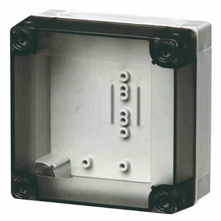 Fibox Univerzální skříň, řada: PC IP66, IP67 barva Šedá IK08 barva Průhledné Polykarbonát 50 mm 100 mm 100 mm