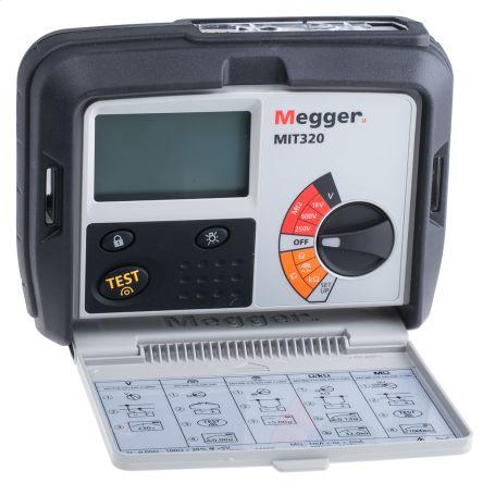 Tester izolace Tester izolace a vodivosti MIT320-FR 250 V 1000 V dc, číslo modelu: MIT320 Megger 999, úroveň kategorie: