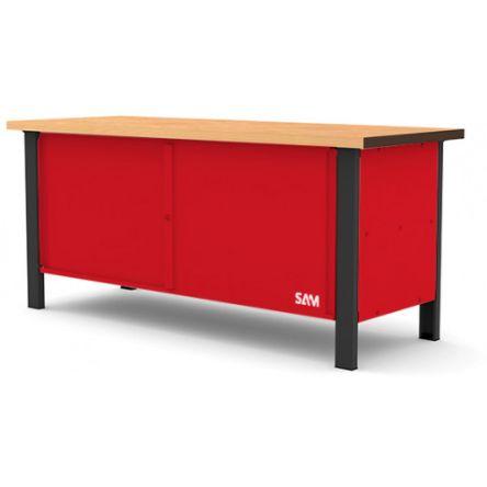 SAM Pracovní stůl ETAB-200PBF 750 mm, délka: 2 m 880mm, Kov 800kg