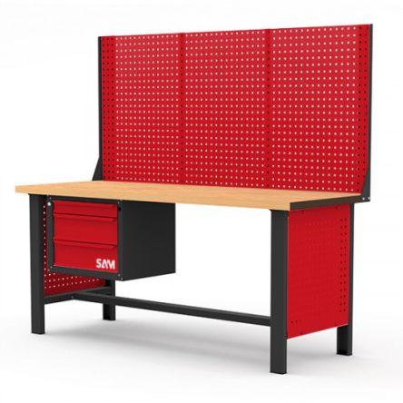SAM Pracovní stůl ETAB-KIT200-2 1.8 m, délka: 2 m 750mm, Kov 800kg