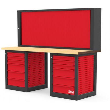 SAM Pracovní stůl ETAB-KIT200-4 1.68 m, délka: 2 m 750mm, Kov 800kg