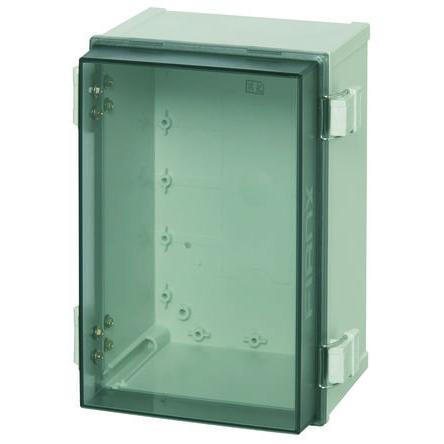 Fibox Nástěnná krabice, řada: CAB IP65 Polykarbonát Světle šedá 200 mm Průhledné dveře 300 mm 180 mm