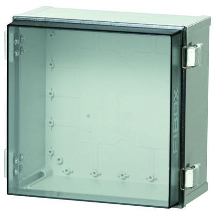 Fibox Nástěnná krabice, řada: CAB IP65 Polykarbonát Světle šedá 300 mm Průhledné dveře 300 mm 180 mm