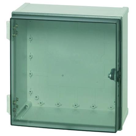 Fibox Nástěnná krabice, řada: CAB IP65 Polykarbonát Světle šedá 300 mm Průhledné dveře 300 mm 180 mm