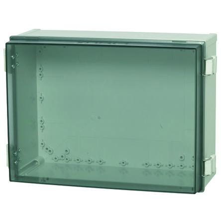 Fibox Nástěnná krabice, řada: CAB IP65 Polykarbonát Světle šedá 500 mm Průhledné dveře 400 mm 200 mm