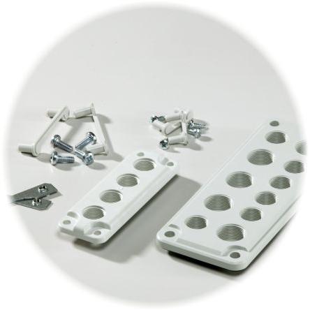 Fibox Správa kabelů konstrukčních systémů, Polykarbonát, délka: 216 mm 62 mm 193 mm