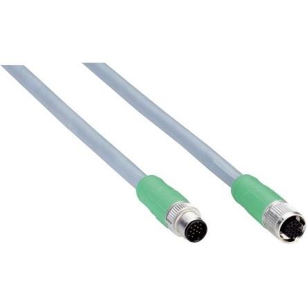 Kabel konektoru 17žilový, 250V Stíněný, vnější průměr: 9.1 mm SICK 2 m