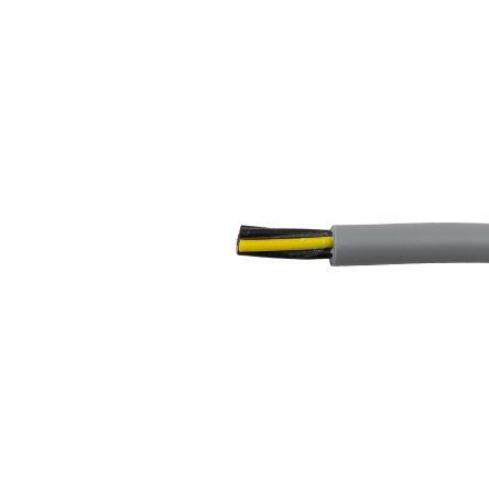 Ovládací kabel, řada: 470037YY 3žilový 0.75mm² 19 AWG Polyvinylchlorid plášť Alpha Wire Nestíněný 300 m, Šedá