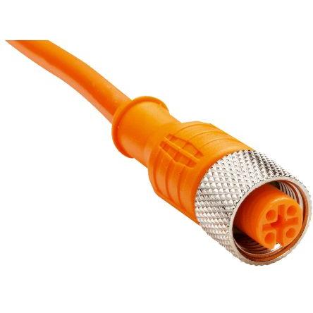 Kabel konektoru, A: Vnitřní, A: M12, Rovný 12, B: Volný konec kabelu, B: Neuzavřený, 250V 4, IP67, řada: DOL SICK 2 m