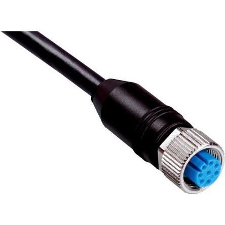 Kabel konektoru, A: Vnitřní, A: M12, Rovný 7, B: Volný konec kabelu, B: Neuzavřený, IP67, řada: DOL SICK 2.5 m