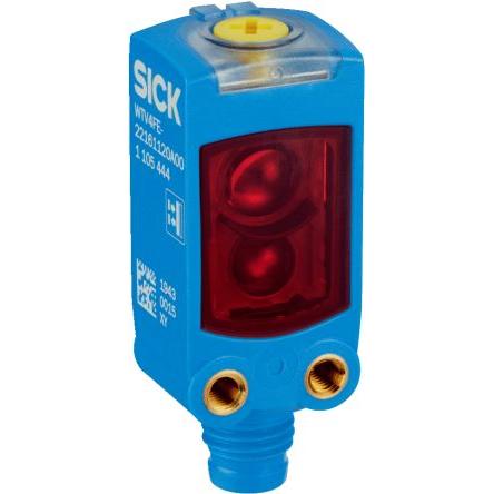 SICK Fotoelektrický snímač, řada: WTV4FE Viditelná červená Pravoúhlý, výstup: PNP/NPN Potlačení pozadí IP66, IP67