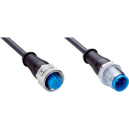 Kabel konektoru, A: Vnitřní, A: M12, Rovný 3, B: M12, Přímý, B: Vnější, 2.5kV 4, IP65, IP66K, IP67, řada: YF2A13 SICK 5