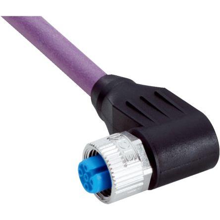 Kabel konektoru, A: Vnitřní, A: Pravoúhlý 5, B: Volný konec kabelu, 1.5kV, IP65, IP66K, IP67, řada: YG2A15 SICK 15 m