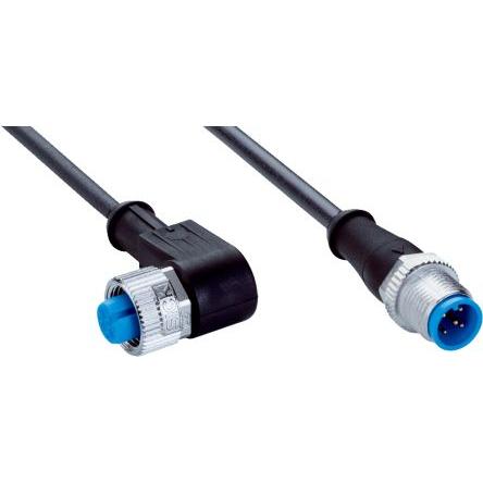 Kabel konektoru, A: Vnitřní, A: M12, Pravoúhlý 5, B: M12, Přímý, B: Vnější, 1.5kV 3, IP65, IP66K, IP67, řada: YG2A15