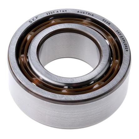 Kuličkové ložisko s kosoúhlým stykem 3207 ATN9 2 SKF 35 mm (vnitřní prům.) 72 mm OD