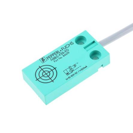 Pepperl + Fuchs Indukční bezdotykový snímač NBB5-F33-E0 Blok 200mA IP67 NPN 500 Hz 5 mm 30 V dc