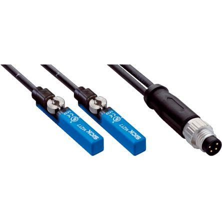Snímač pneumatického válce, řada: MZT7, Kabel s konektorem M8, 3pinový IP65, IP67 30V dc SICK Indikátor LED