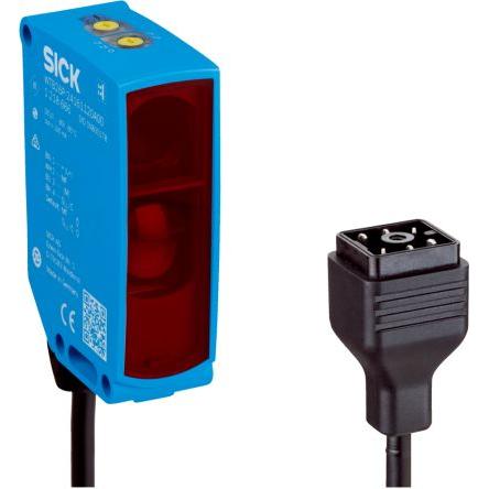 SICK Fotoelektrický snímač, řada: WTB26P Viditelná červená Pravoúhlý, výstup: PNP/NPN Potlačení pozadí IP65