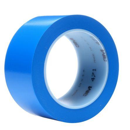 3M vinylová páska 471 Pryž, Modrá Vinyl 0.14 mm 2in, délka: 1296 in 471 3M