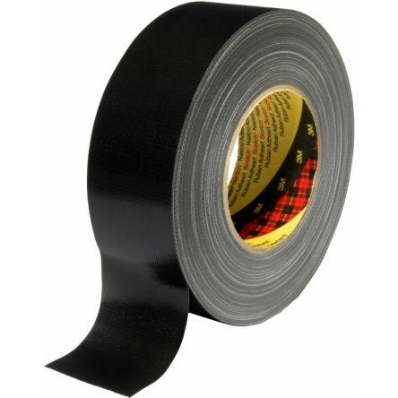 Páska na potrubí, Černá, délka: 50 m x 75mm x 0.26 mm 389 3M Černá