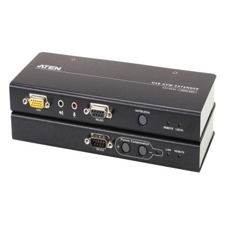 Extender KVM USB Prodlužovač, počet zobrazení: 1 Cat5e Aten 200 m, video připojení: VGA 19portový