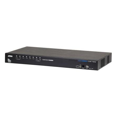 Přepínač KVM, 3,5mm Audio Jack Female 8portový USB, počet zobrazení: 1 9 Aten, video připojení: HDMI 1920 x 1200 pixel
